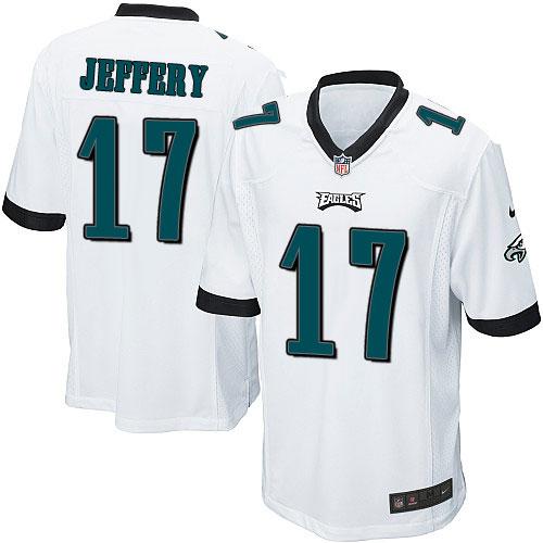 Nike Eagles #17 Alshon Jeffery White Youth Stitched NFL New Elite Jersey